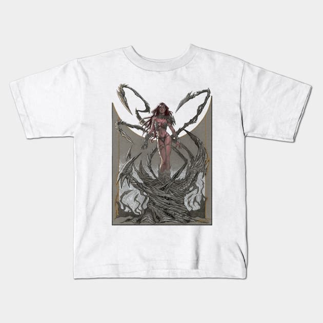 Witchblade Kids T-Shirt by lucastrati